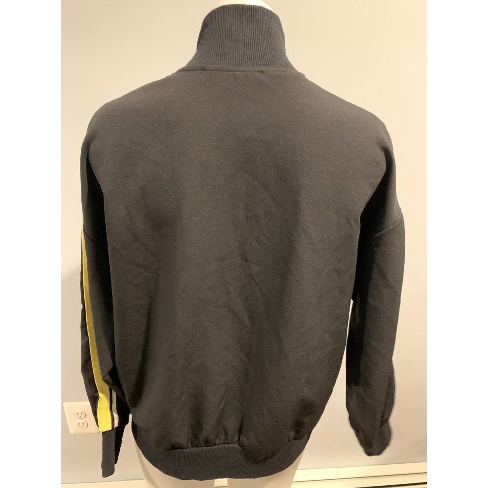 Zara Basic Zip-Up Black Jacket Size M - image 3